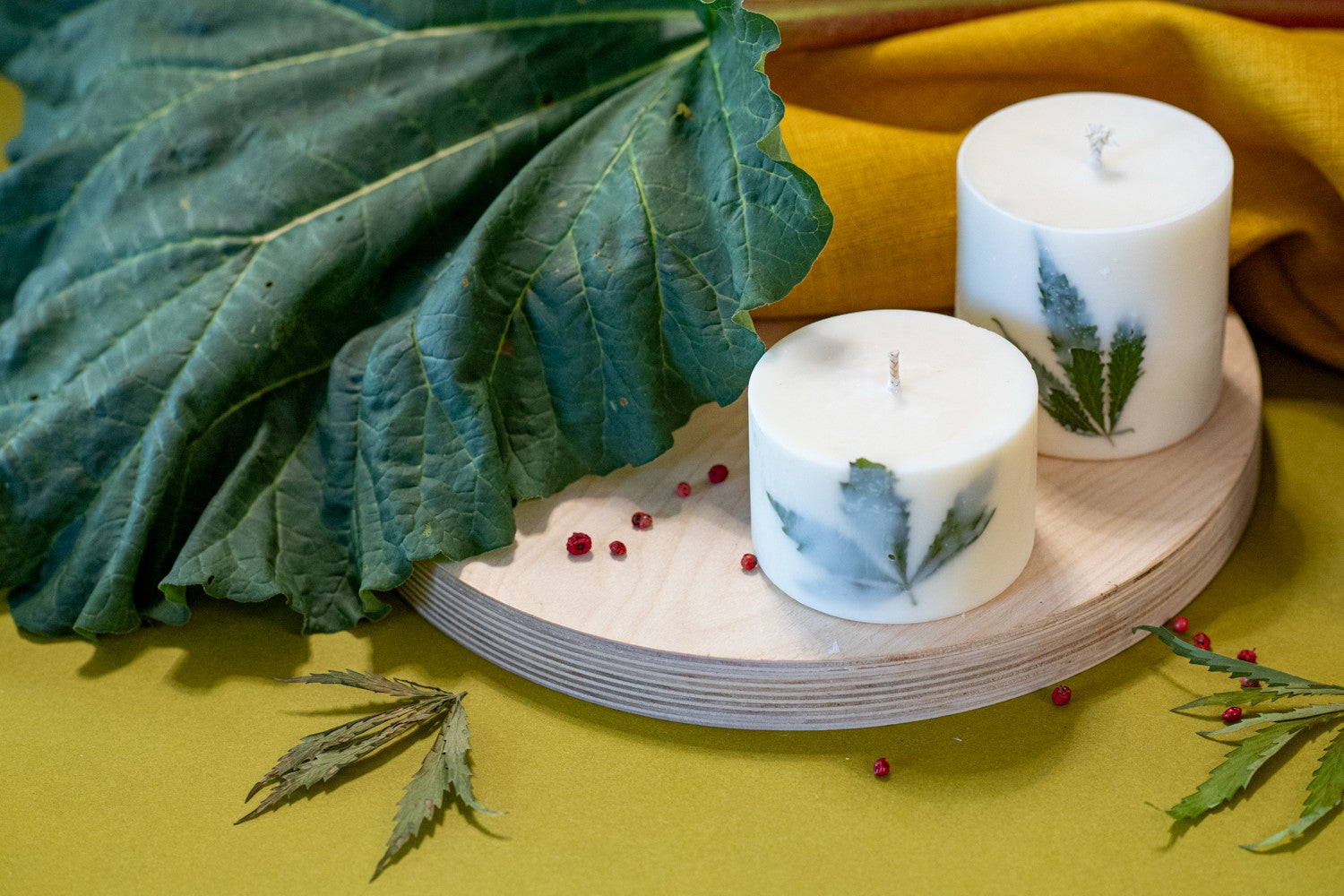 Clary Sage &amp; Hemp Soy Wax Candle - Handcrafted for Relaxation &amp; Sensory Pleasure by TL Candles at www.brixbailey.com