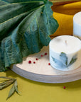 Clary Sage & Hemp Soy Wax Candle - Handcrafted for Relaxation & Sensory Pleasure by TL Candles at www.brixbailey.com