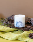 Hand-made Soy Wax Candle with Forest Scent - White