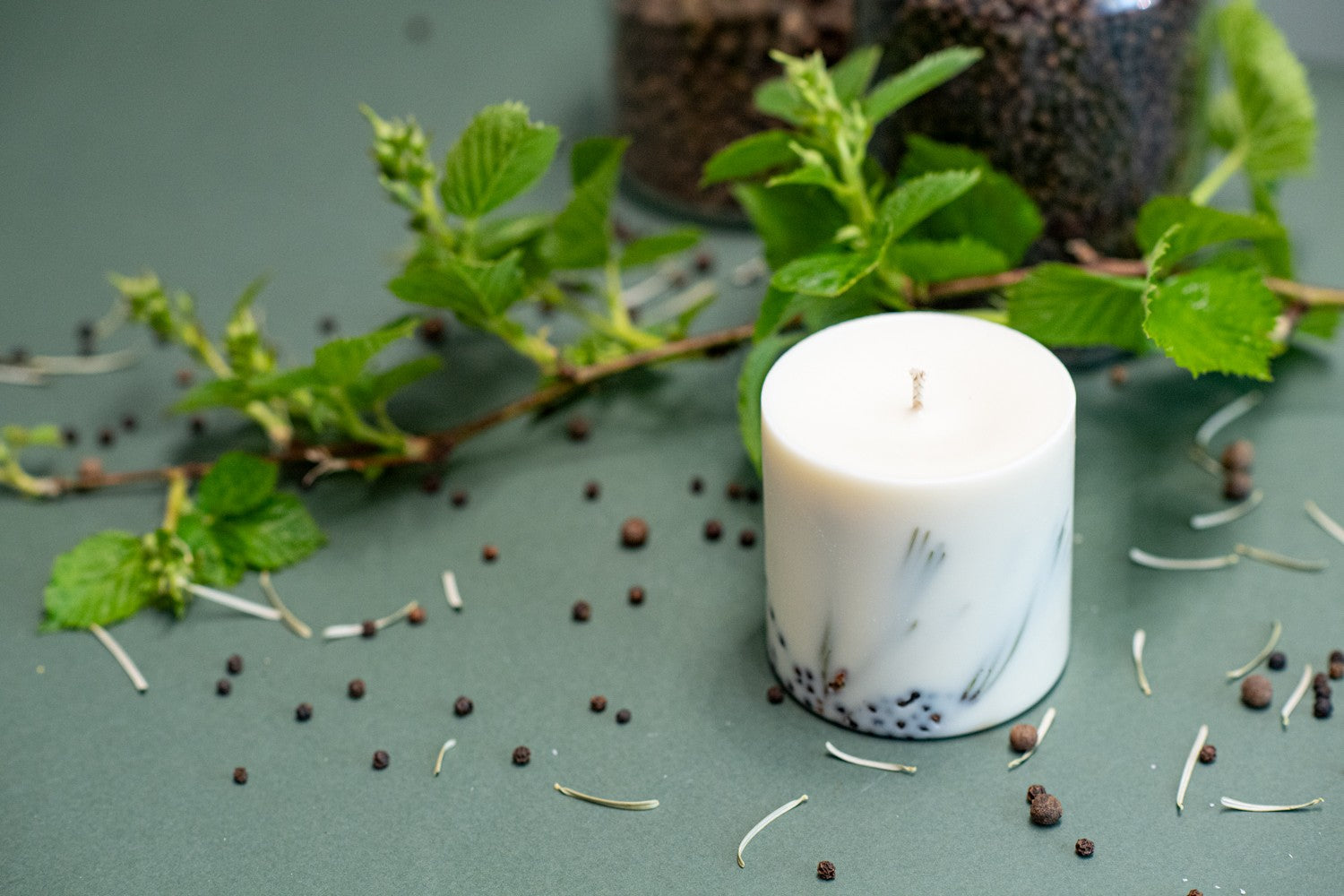 Hand-Made Juniper Scented Candle - Infused with Patchouli &amp; Myrtle, Inspired by Latvian Traditions by TL Candles at www.brixbailey.com