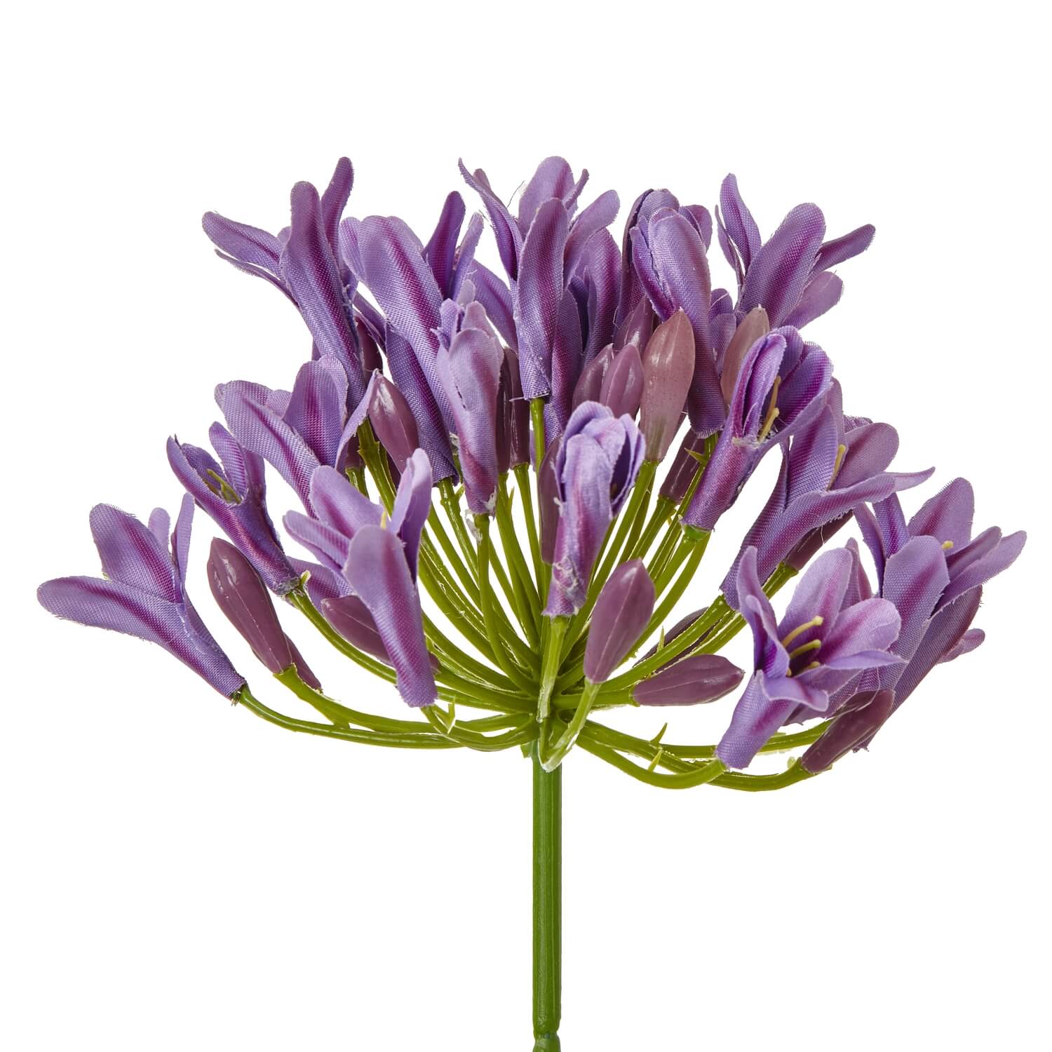 Lilac Artificial Agapanthus Flower Stem