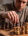 Handmade Olive Wood Chess Set with Storage Drawer - Luxury Wooden Board Game