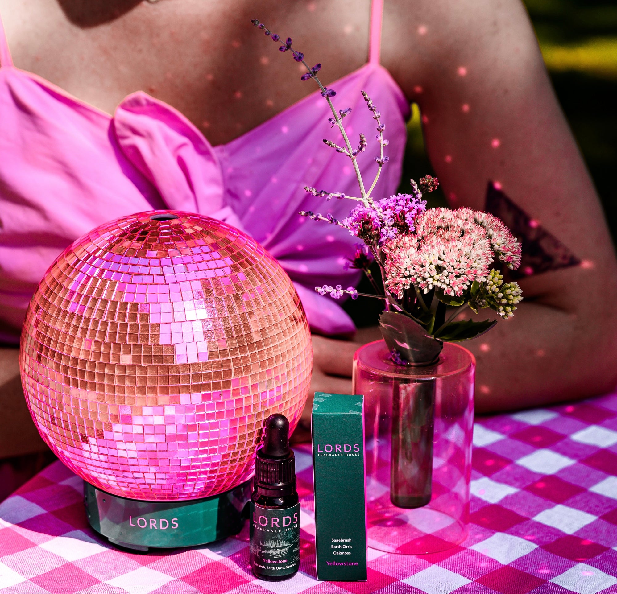 Disco Ball Scent Diffuser | Colour-Changing Electric Fragrance Oil Mist Diffuser