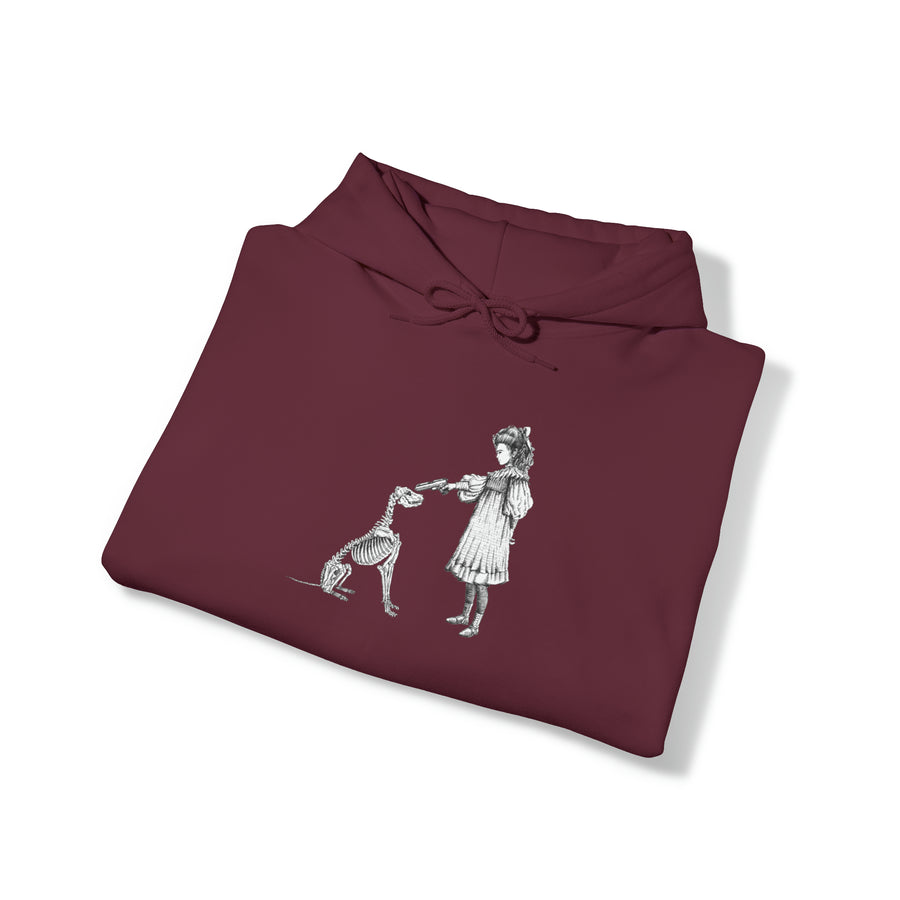 Graphic Print Unisex Hooded Sweatshirt