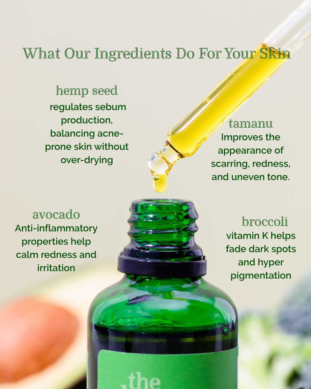 Clean Greens Face Oil