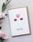 Love Bugs Watercolour Greetings Card