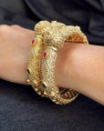 Rajasthani Shield Kada - Chunky openable kada.