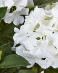 White Hydrangea Artificial Potted Plant