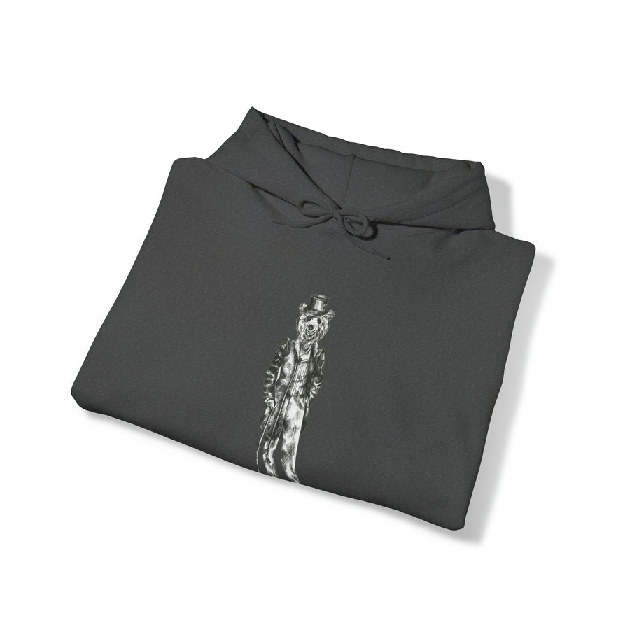 Graphic Print Unisex Hooded Sweatshirt