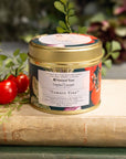 Tomato Vine Candle in a Matt Gold Tin