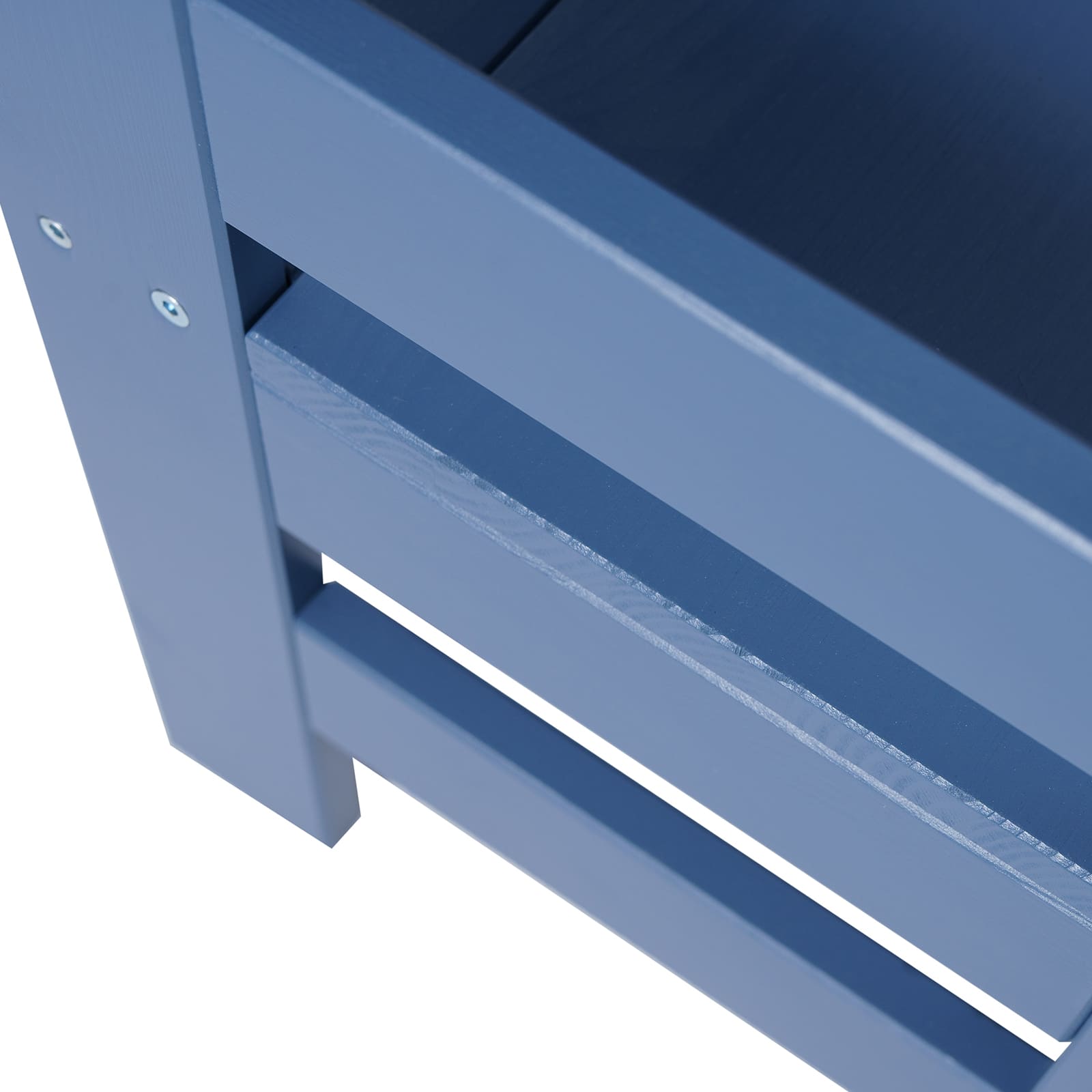 Wooden Kitchen Helper for Children with Activity Board Blue