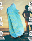 Blue Performance Trainer Socks