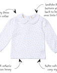 Peter Pan Collar - Gold Dot
