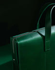 Model Briefcase in Moss Green