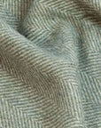 Natural Alpaca Wool Throw Classic Fishbone