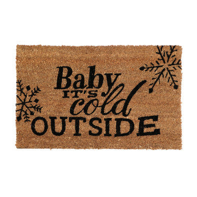 Baby Its Cold Outside Coir Doormat | Filta