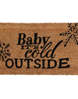 Baby Its Cold Outside Coir Doormat | Filta