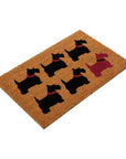 Scottie Dog Coir Doormat | Filta