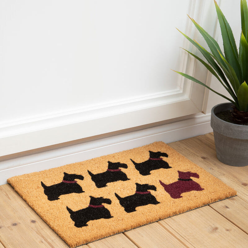 Scottie Dog Coir Doormat | Filta