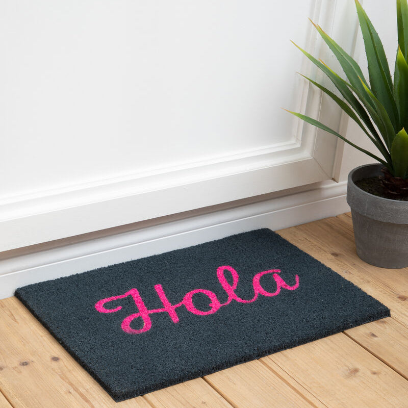 Neon Hola Doormat | Coir