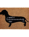 What A Long Day Sausage Dog Doormat | Filta