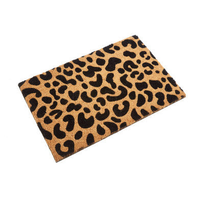 Print Coir Doormat | Leopard