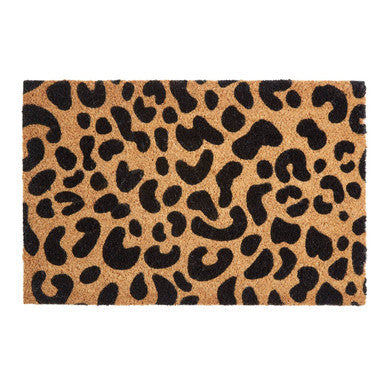 Print Coir Doormat | Leopard