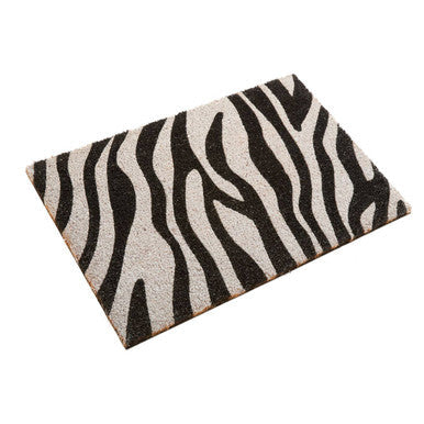 Zebra Print Coir Doormat | Filta