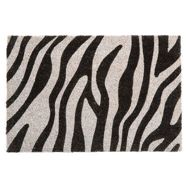 Zebra Print Coir Doormat | Filta