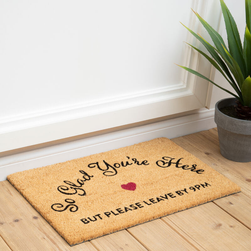 So Glad You Are Here Doormat | Filta