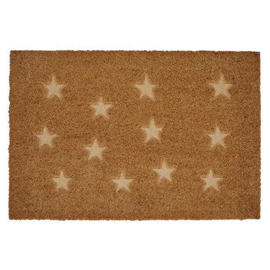 Star Embossed Coir Doormat | Filta