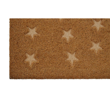Star Embossed Coir Doormat | Filta