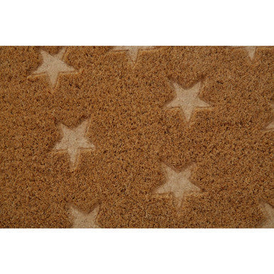 Star Embossed Coir Doormat | Filta