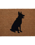 Alsatian Dog Coir Doormat | Filta