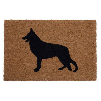 German Shepherd Dog Coir Doormat | Filta