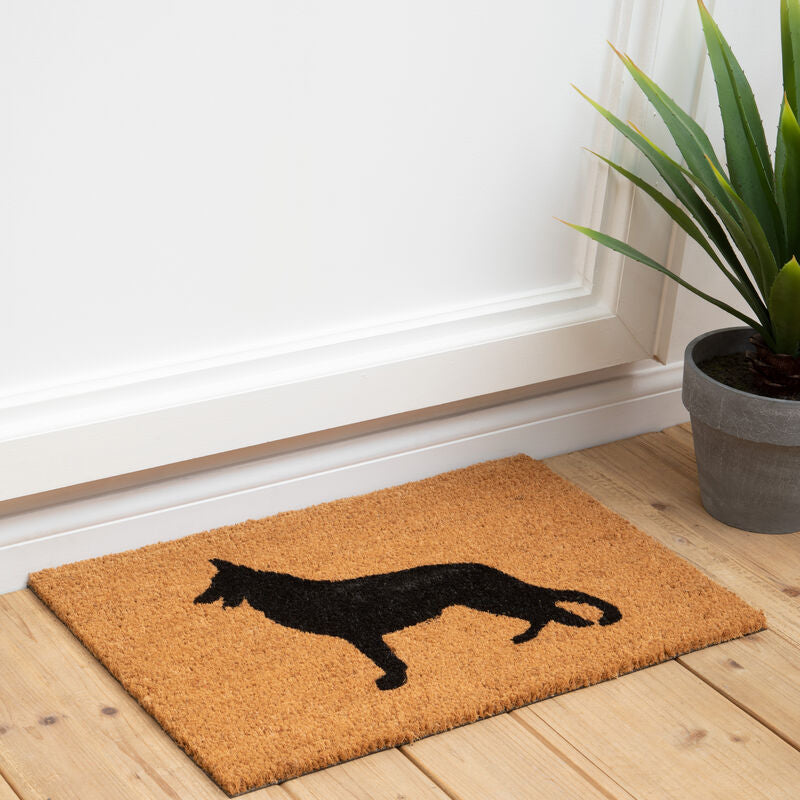German Shepherd Dog Coir Doormat | Filta