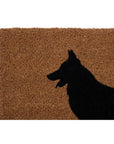 German Shepherd Dog Coir Doormat | Filta