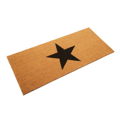 Black Star Extra Large Coir Doormat | Filta