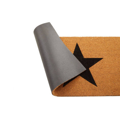 Black Star Extra Large Coir Doormat | Filta