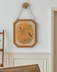 French and Chinese Fusion Wall Art with Gold Frame