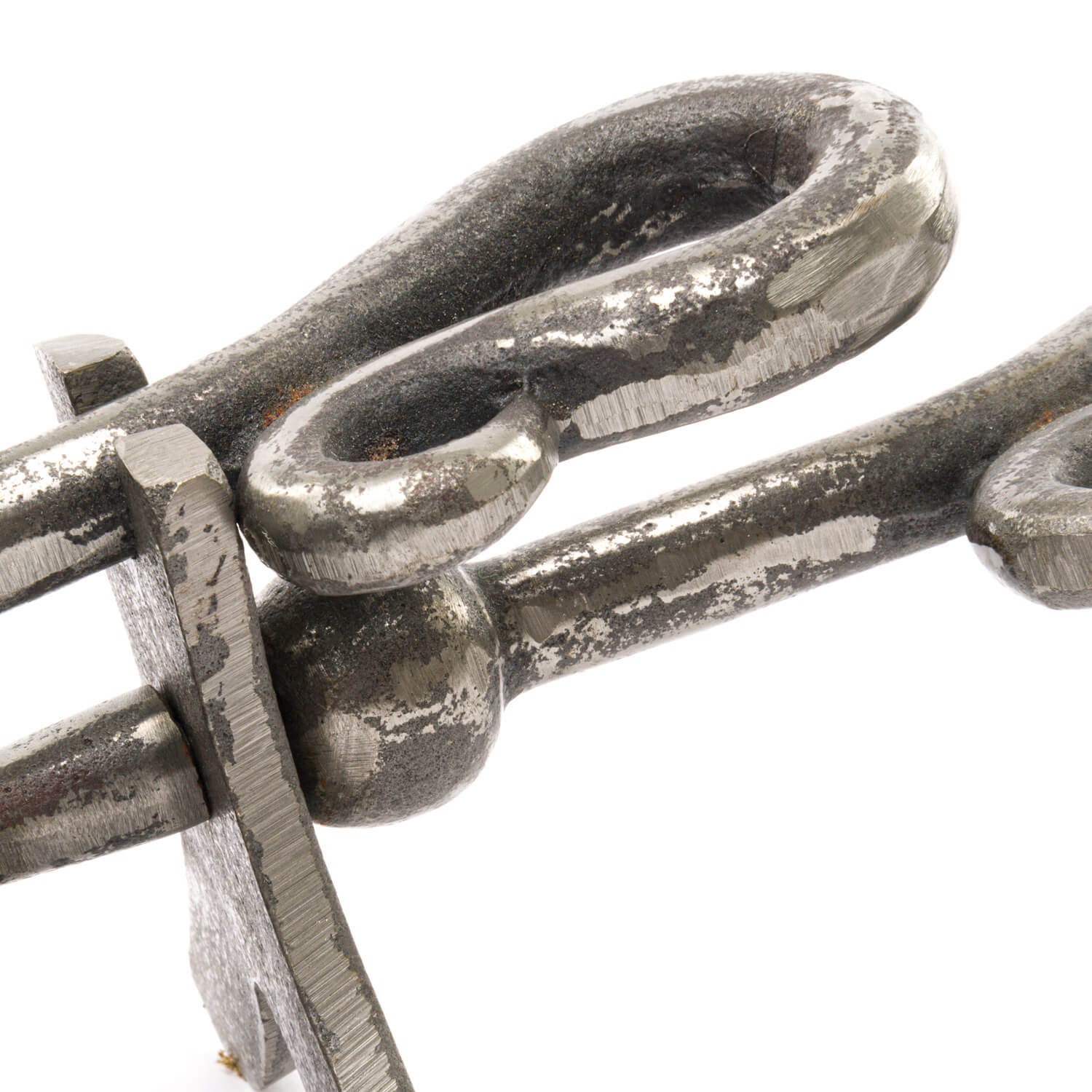 Vintage Pewter Hearth Tidy with Crook Handle | Antique Charm