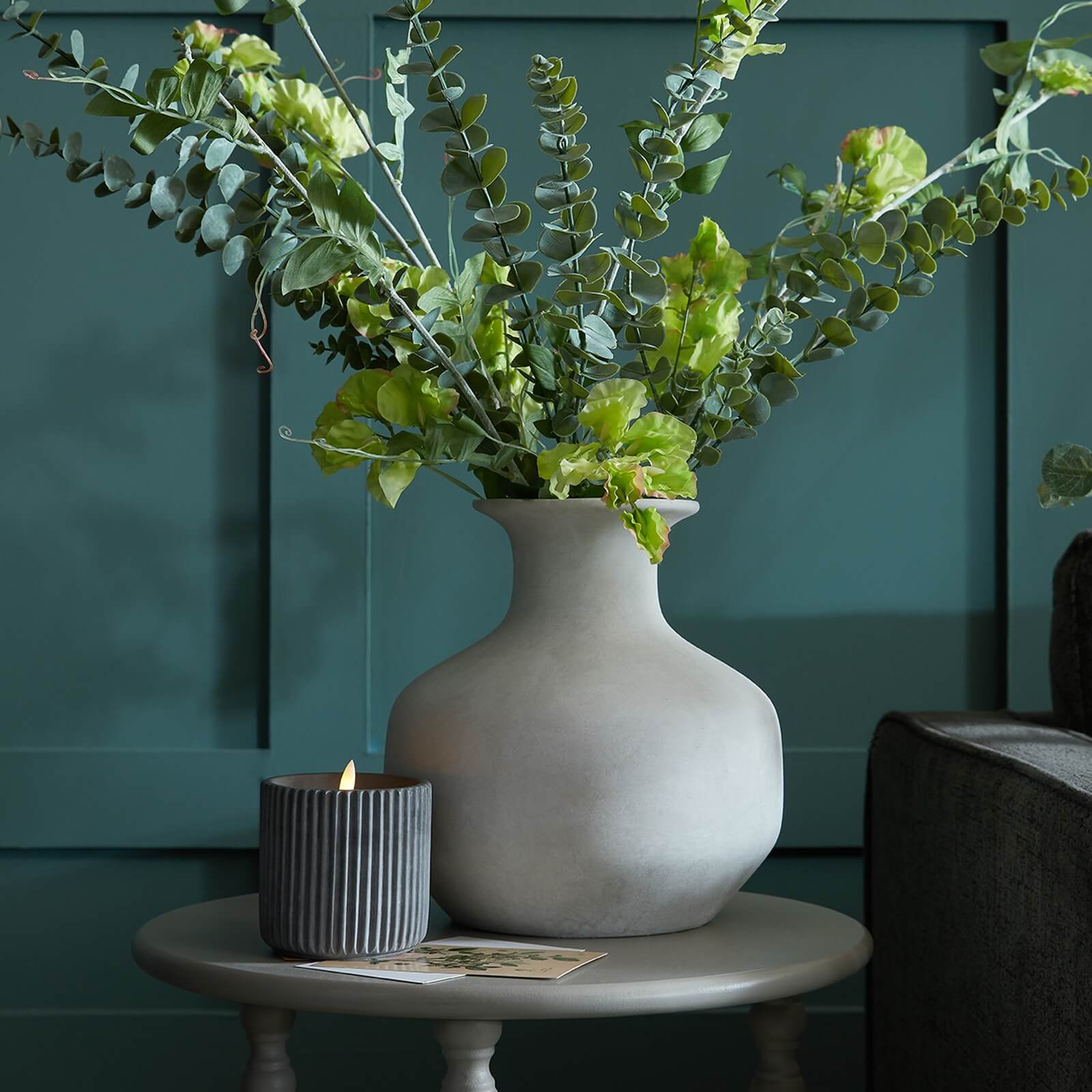Elegant Bloomville Stone Vase | Modern Home Decor
