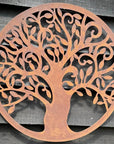Rusty Tree Of Life Garden Decoration