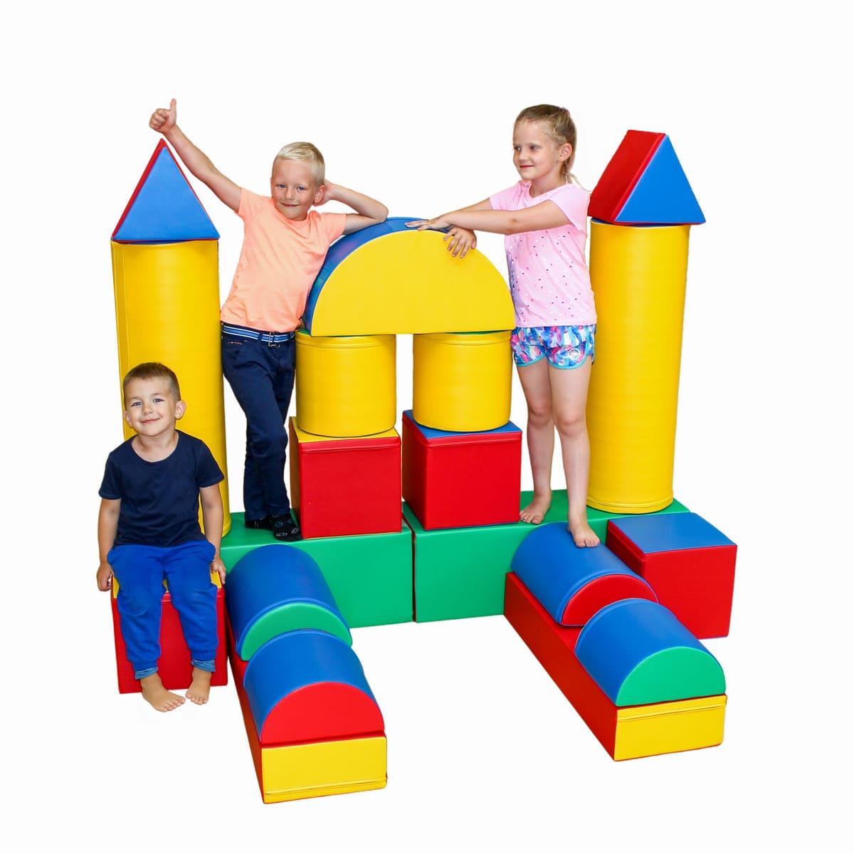 Soft Play Fortress Building Blocks Set