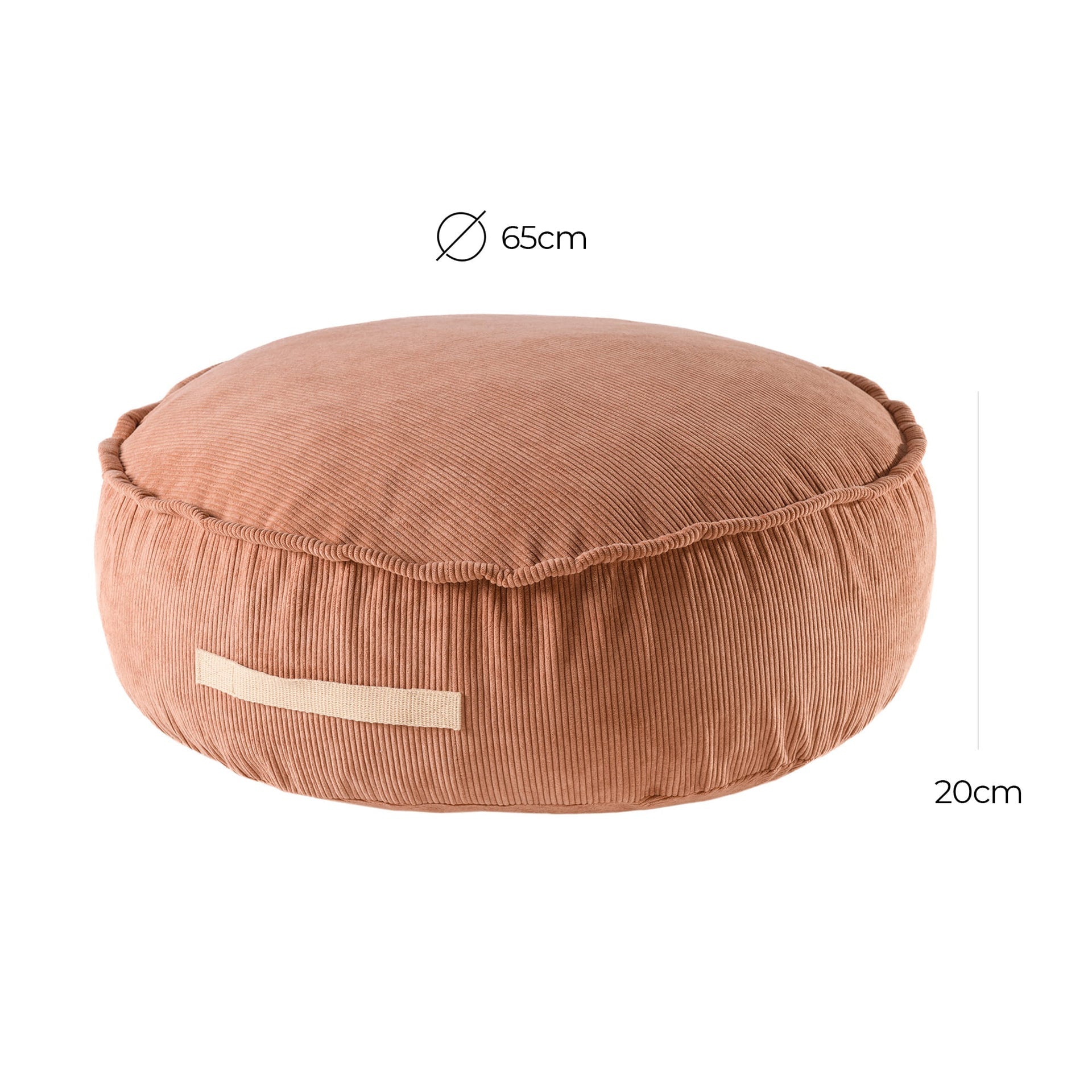 MeowBaby® Designer Corduroy Pouf – Stylish & Washable Kids' Seat by MeowBaby at www.brixbailey.com
