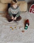 Cotton Play Rug with Farm Toys 120 x 170 cm