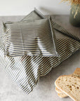 THE Beeswax Bag-Navy Stiped