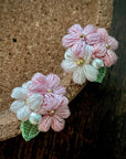 Sweet Alyssum Micro Crochet Earrings