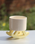 Yellow Rocky Chair Whisky Cup