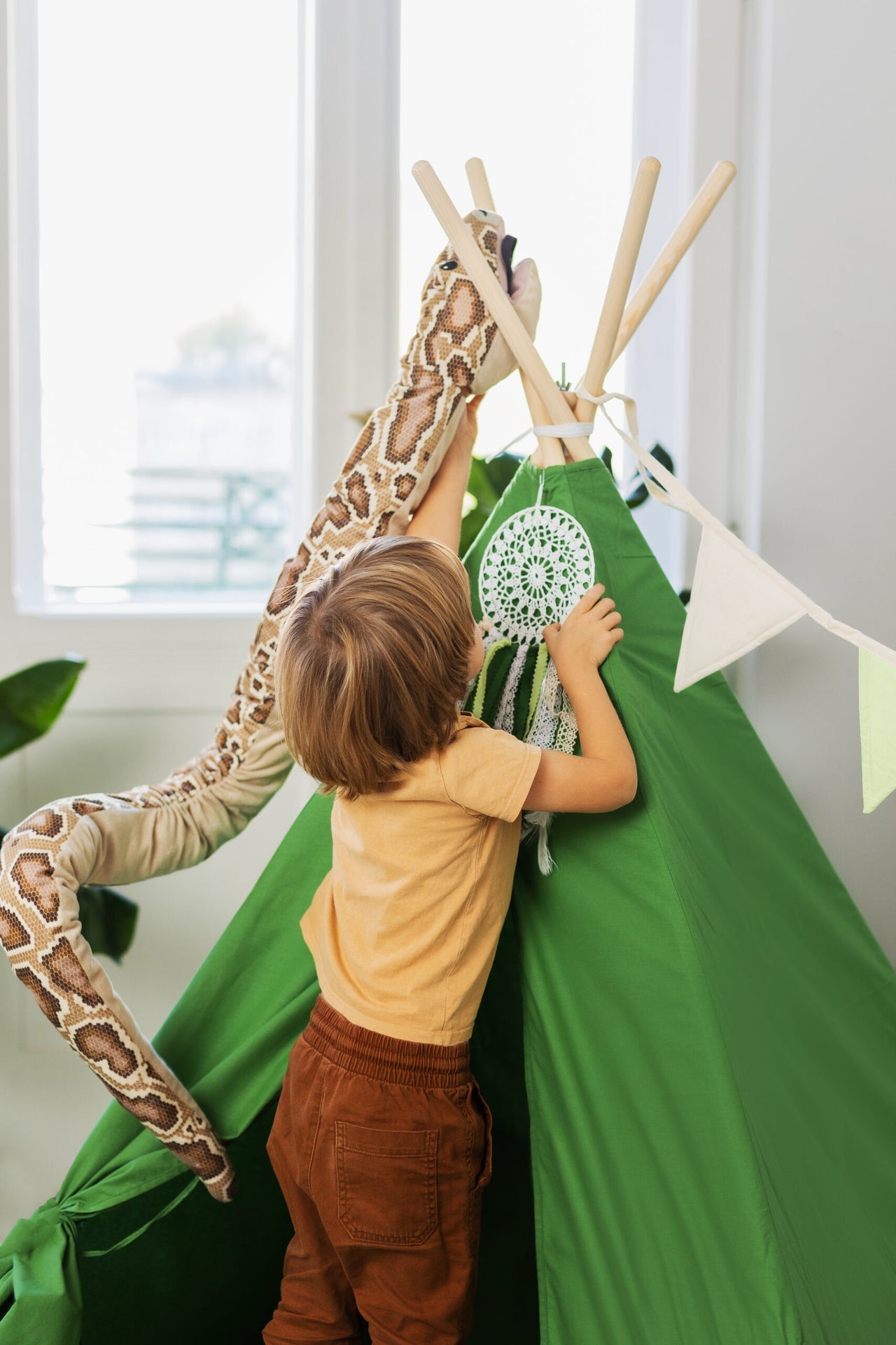 Ultimate Children&#39;s Tipi Tent Set – Cozy &amp; Imaginative Play Space by Sówka at brixbailey.com